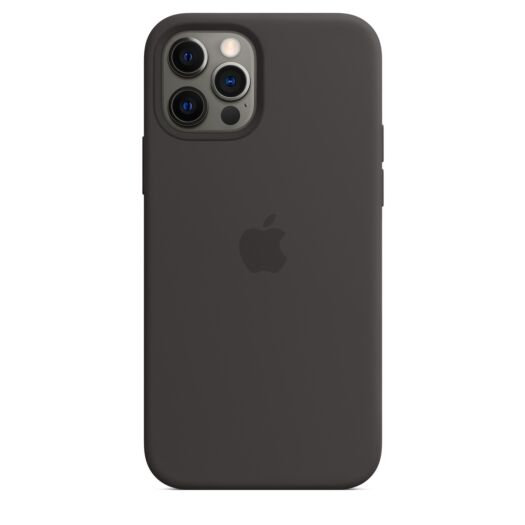 Чехол Apple Silicone case for iPhone 12/12 Pro - Black (Copy) 000016378
