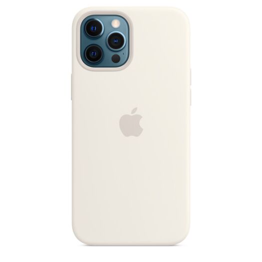 Чехол Apple Silicone case with MagSafe for iPhone 12 Pro Max - White (High Copy) 000017137