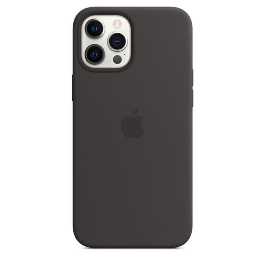 Apple Silicone case with MagSafe for iPhone 12 Pro Max - Black (High Copy) 000016903