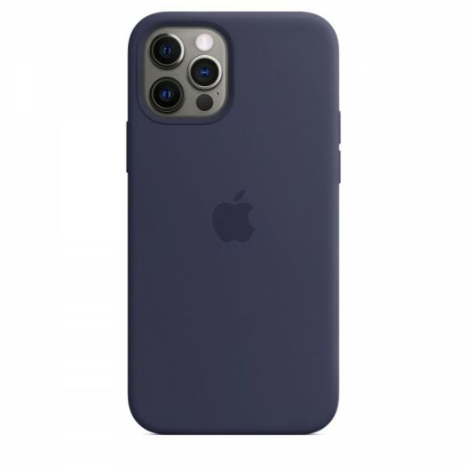 Чехол Apple Silicone case for iPhone 12 Pro Max - Midnight Blue (Copy) 000016734
