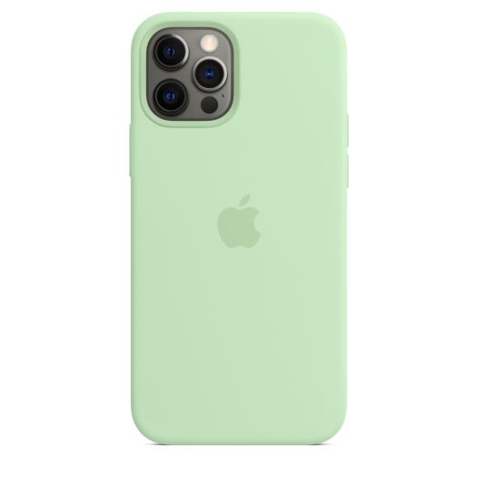 Чехол Apple Silicone case with MagSafe for iPhone 12/12 Pro - Pistachio (High Copy) 000018010