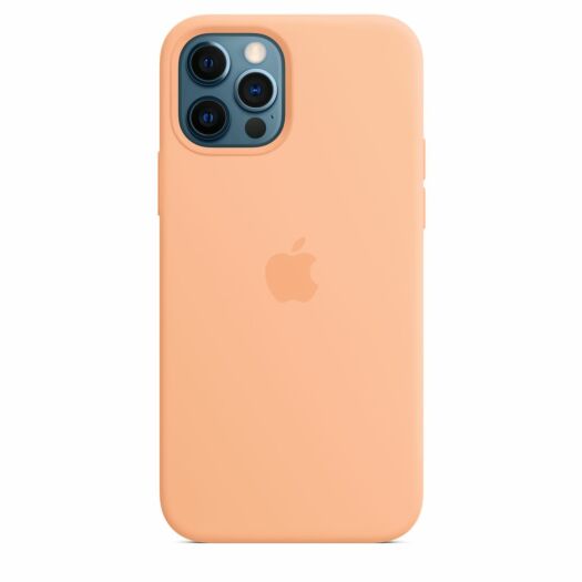 Apple Silicone case with MagSafe for iPhone 12/12 Pro - Cantaloupe (High Copy) 000018008
