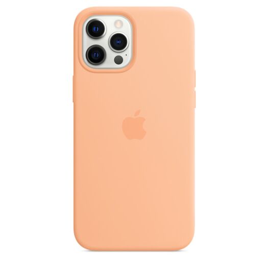 Чехол Apple Silicone case with MagSafe for iPhone 12 Pro Max - Cantaloupe (High Copy) 000018012
