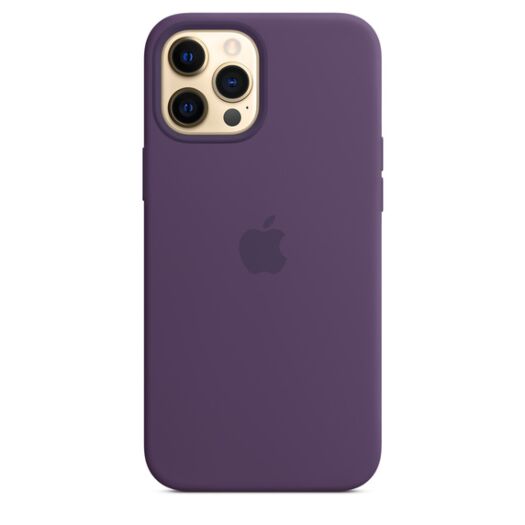 Чехол Apple Silicone case with MagSafe for iPhone 12 Pro Max - Amethyst (High Copy) 000018011