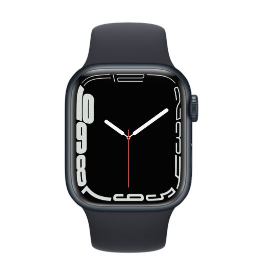 Apple Watch Series 7 GPS + LTE 41mm Midnight Aluminium Case with Midnight Sport Band (MKHQ3) 000019560