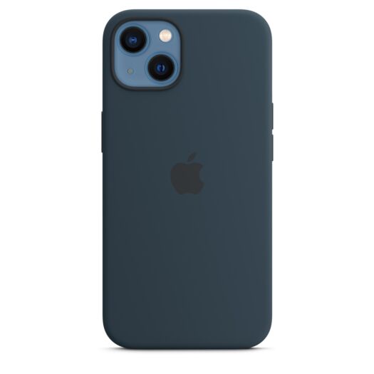 iPhone 13 Silicone Case with MagSafe Abyss Blue (MM293) MM293