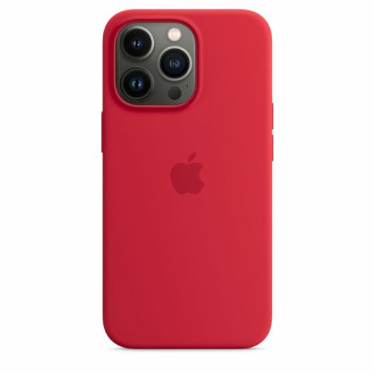 iPhone 13 Pro Silicone Case with MagSafe (PRODUCT)RED (MM2L3) MM2L3