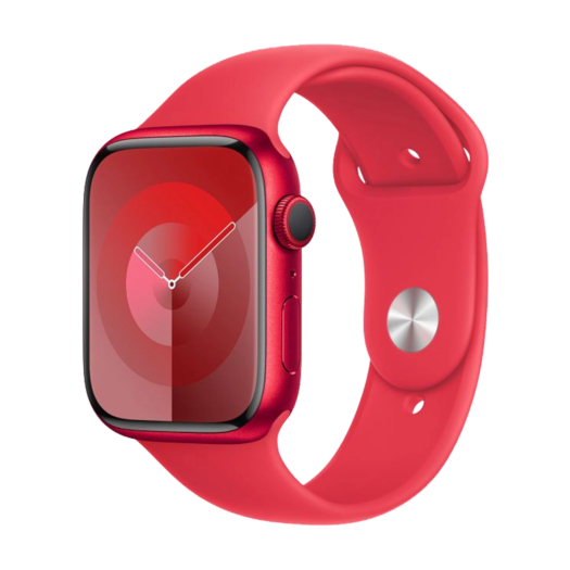 Apple Watch Series 9 45mm (PRODUCT)RED Aluminum Case with RED Sport Band S/M MRXJ3