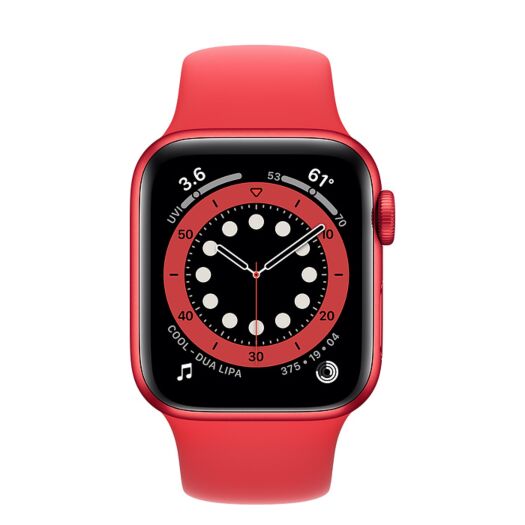 Apple Watch Series 6 GPS + LTE 40mm PRODUCT(RED) Aluminum Case with Red Sport Band (M06R3) M06R3