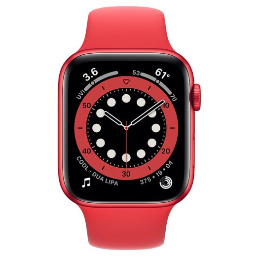 Apple Watch Series 6 44mm PRODUCT(RED) Aluminum Case with Red Sport Band (M00M3) 000016004