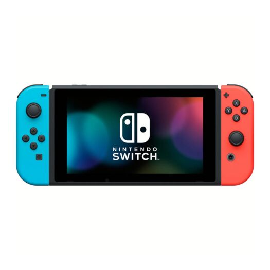 Nintendo Switch V2 with Neon Blue and Neon Red Joy‑Cons 000018336
