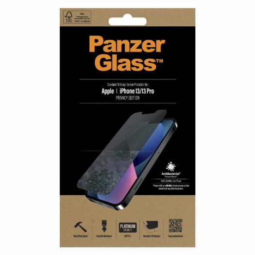 Защитное стекло PanzerGlass Apple iPhone 13/13 Pro 6.1'' Privacy AB (P2742) PanzerGlass Apple iPhone 13/13 Pro P2742