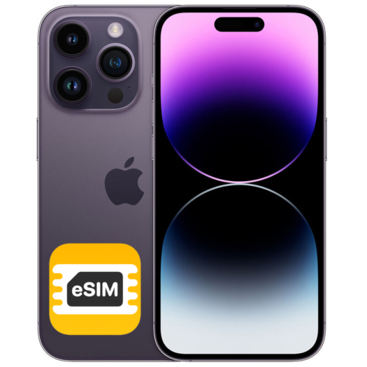 Apple iPhone 14 Pro 128Gb Deep Purple E-Sim version (MQ8R3) MQ8R3-1