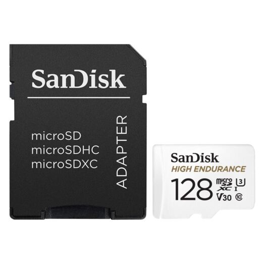 MicroSDHC SanDisk HE 128GB Class 10+ Adapter SD (100Mb/s) 000018297