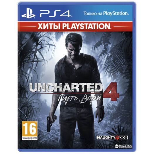 Uncharted 4: A Thief's End (російська версія) PS4 Uncharted 4: A Thief’s End (русская версия) PS4