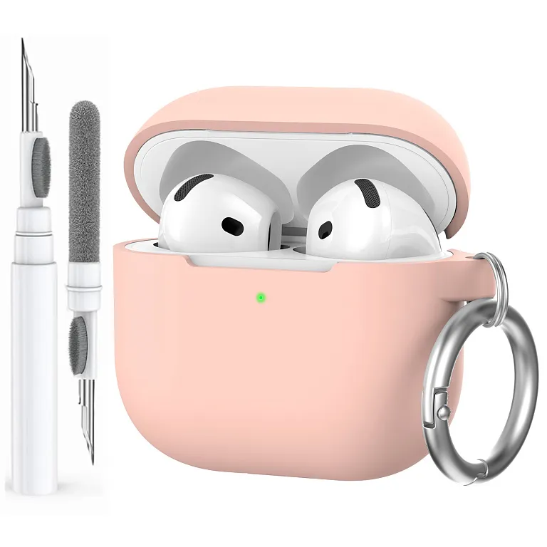 Чохол AhaStyle Colorful Silicone Case для Airpods 4 Pink