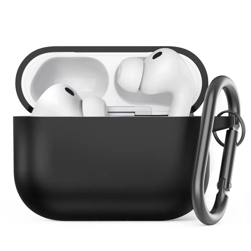 Чохол AhaStyle Colorful Silicone Case для Airpods Pro 3 Black Chornyy