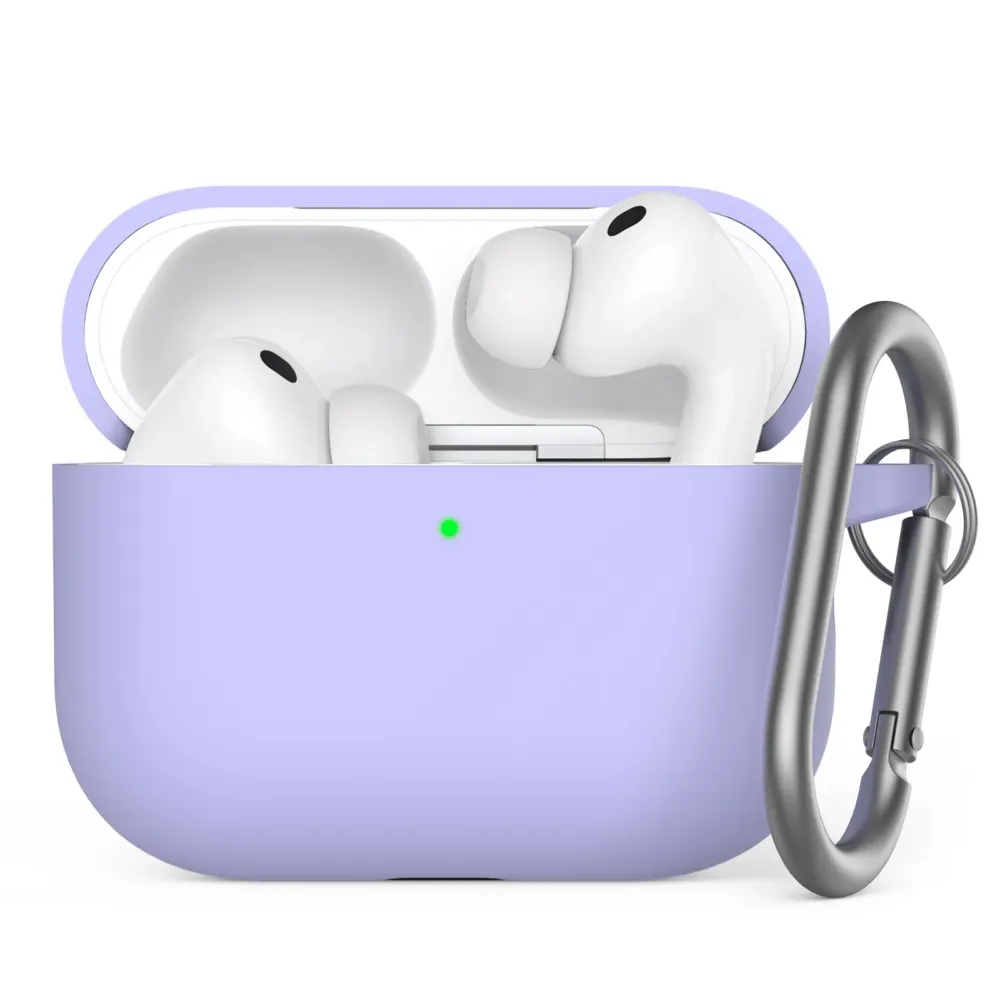 Чохол AhaStyle Colorful Silicone Case для Airpods Pro 3 Lavender Purple Fioletovyy