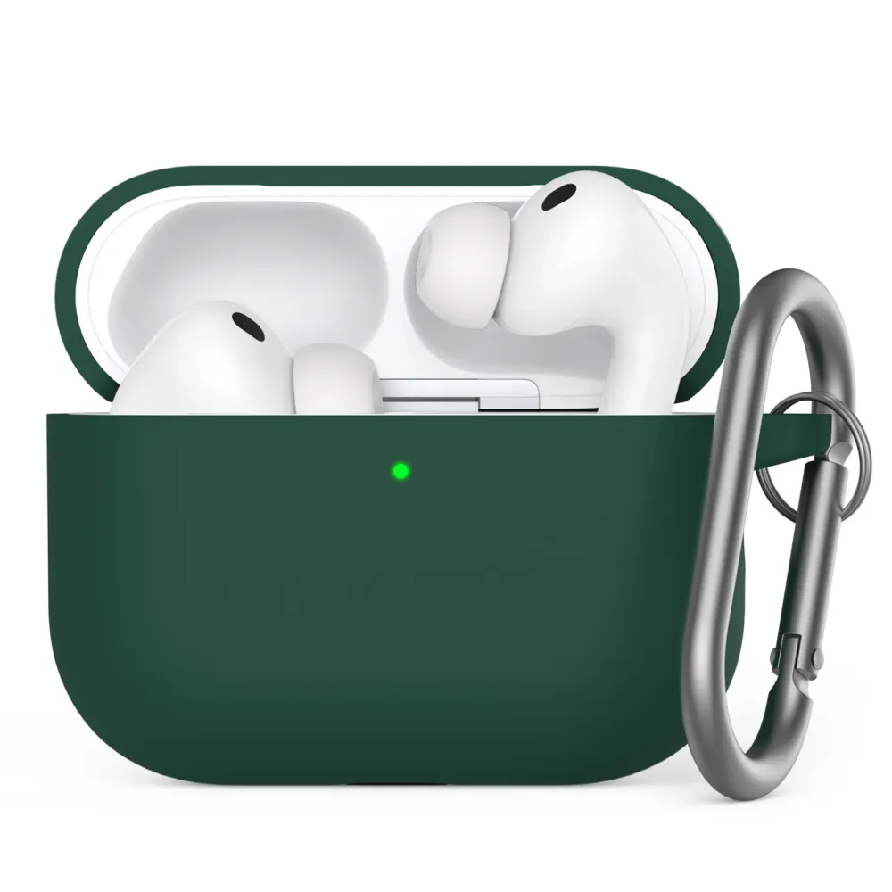 Чохол AhaStyle Colorful Silicone Case для Airpods Pro 3 Pine Green Zelenyy