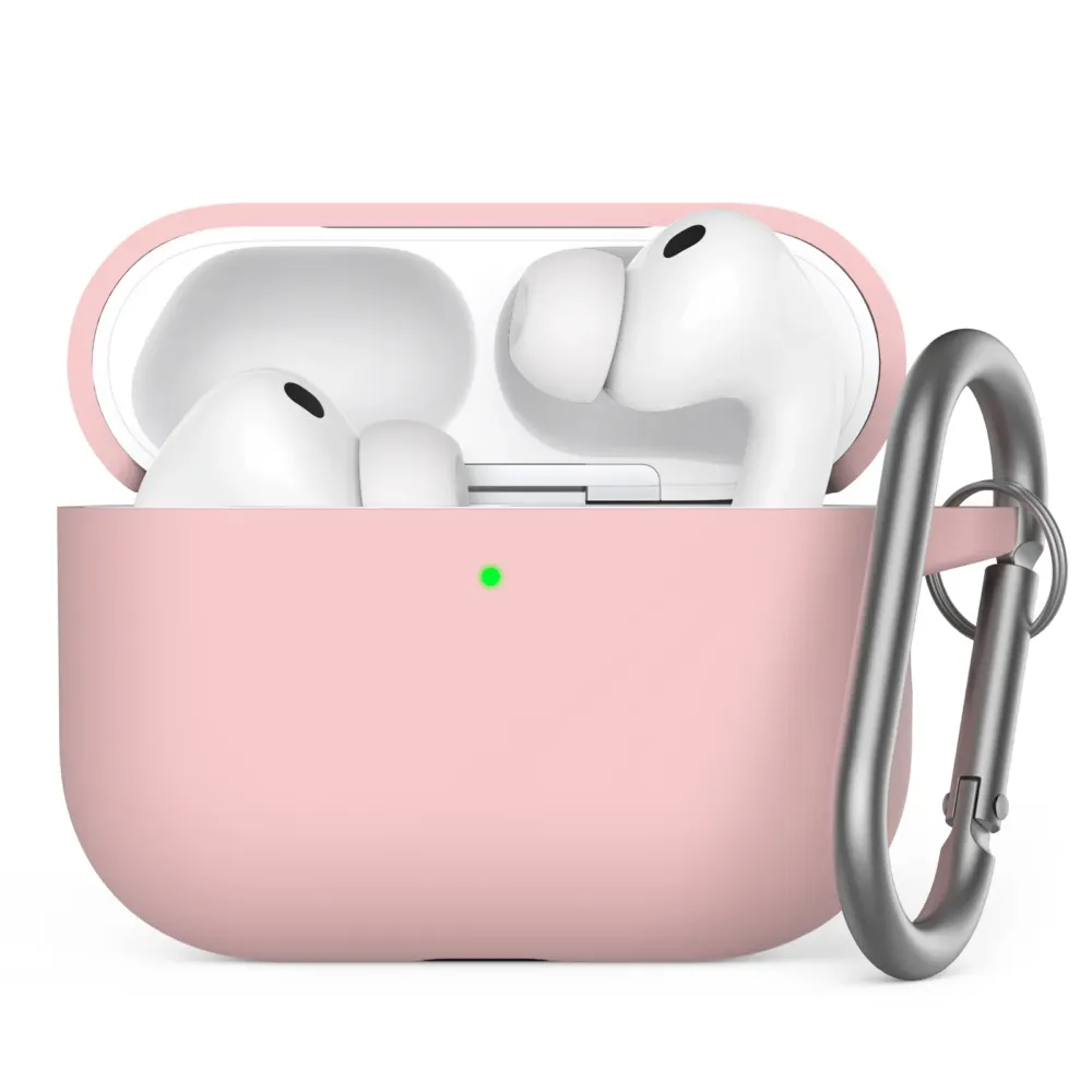 Чохол AhaStyle Colorful Silicone Case для Airpods Pro 3 Pink Rozhevyy