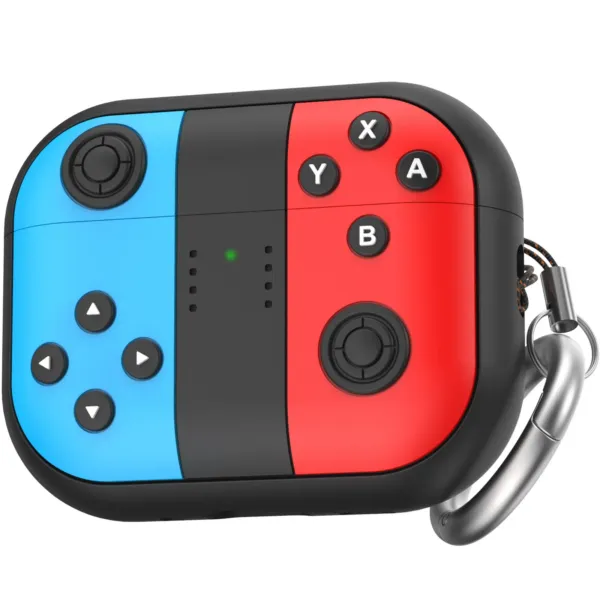 Чохол AhaStyle Game Machine Silicone Case для Airpods Pro 3 Blue/Red