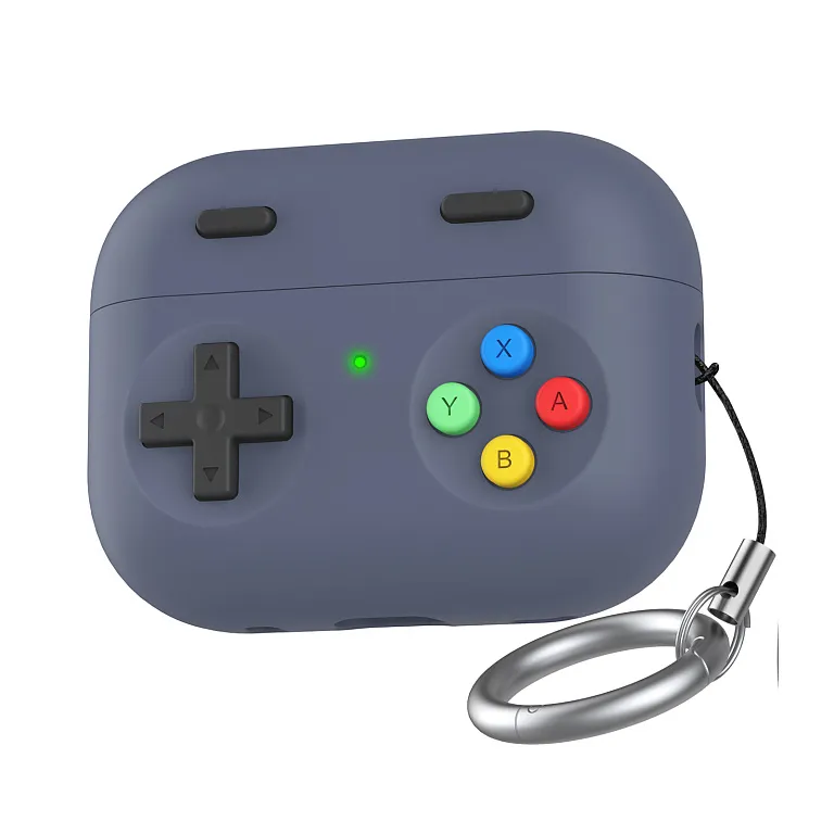 Чохол AhaStyle Game Machine Silicone Case для Airpods Pro 3 Midnight Blue
