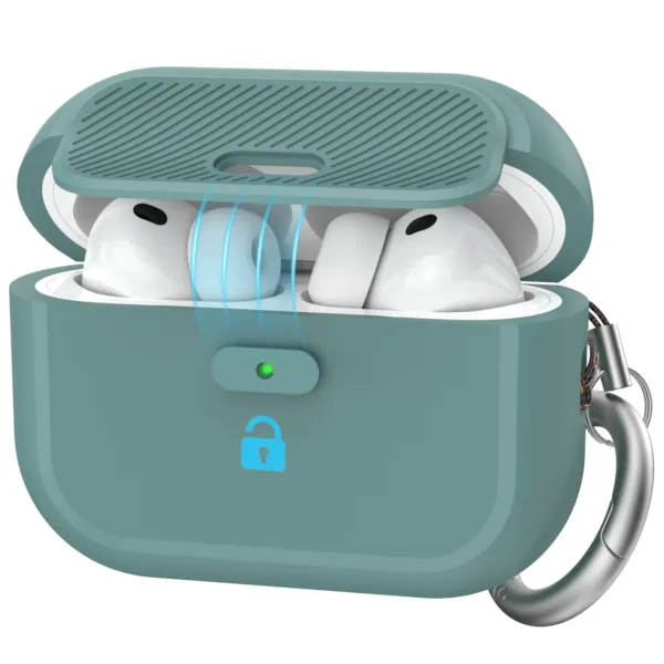 Чохол AhaStyle SnapLock Case для Airpods Pro 3 Midnight Green