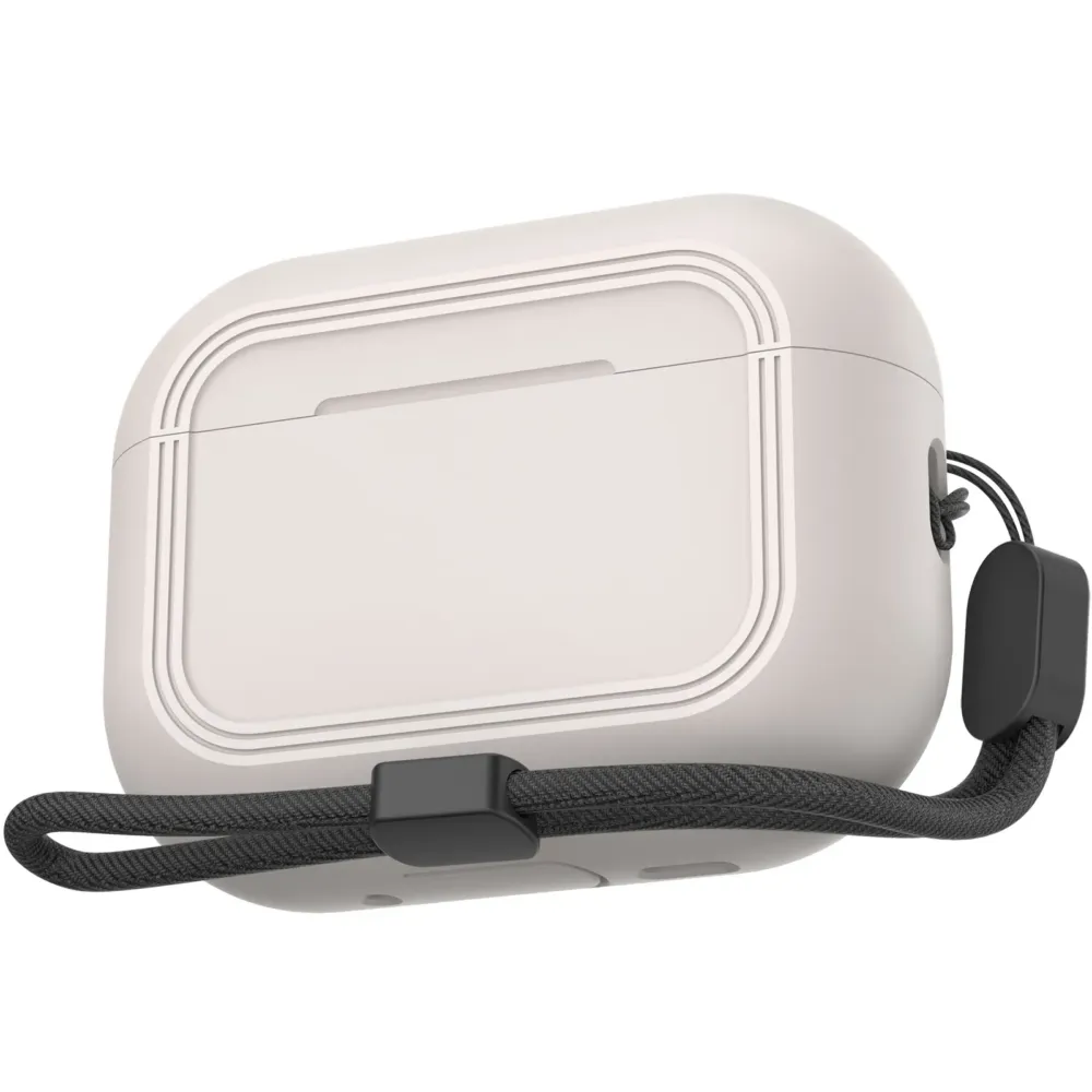 Чохол AhaStyle SoftGrip Silicone Case для Airpods Pro 3 Light Grey Siryy