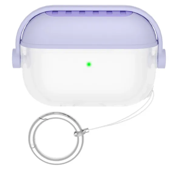 Чохол AhaStyle Stand Silicone Case для Airpods Pro 3 Lavender