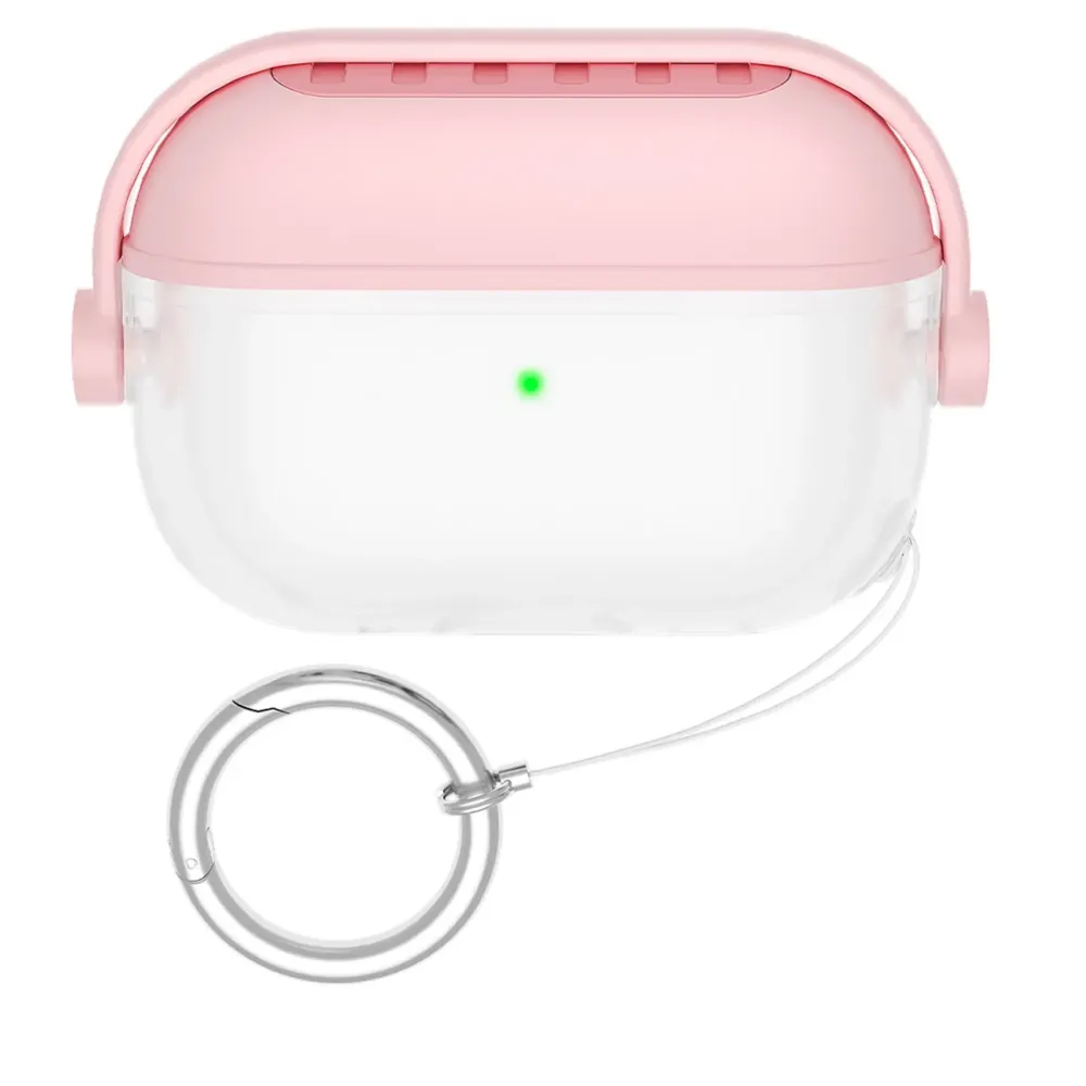 Чохол AhaStyle Stand Silicone Case для Airpods Pro 3 Pink Rozhevyy