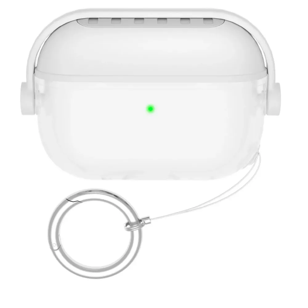 Чохол AhaStyle Stand Silicone Case для Airpods Pro 3 White Bilyy