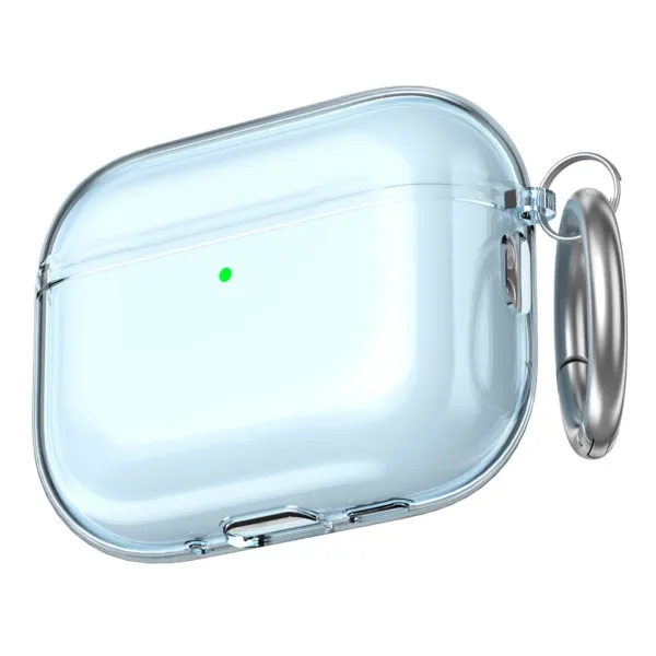 Чохол AhaStyle Transparent TPU Case для Airpods Pro 3 Blue