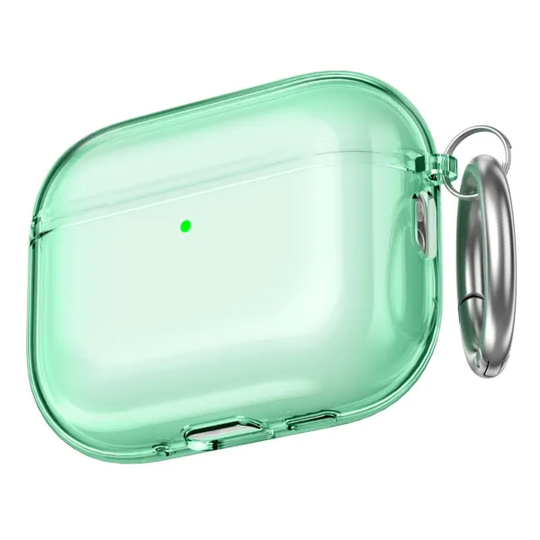 Чохол AhaStyle Transparent TPU Case для Airpods Pro 3 Green