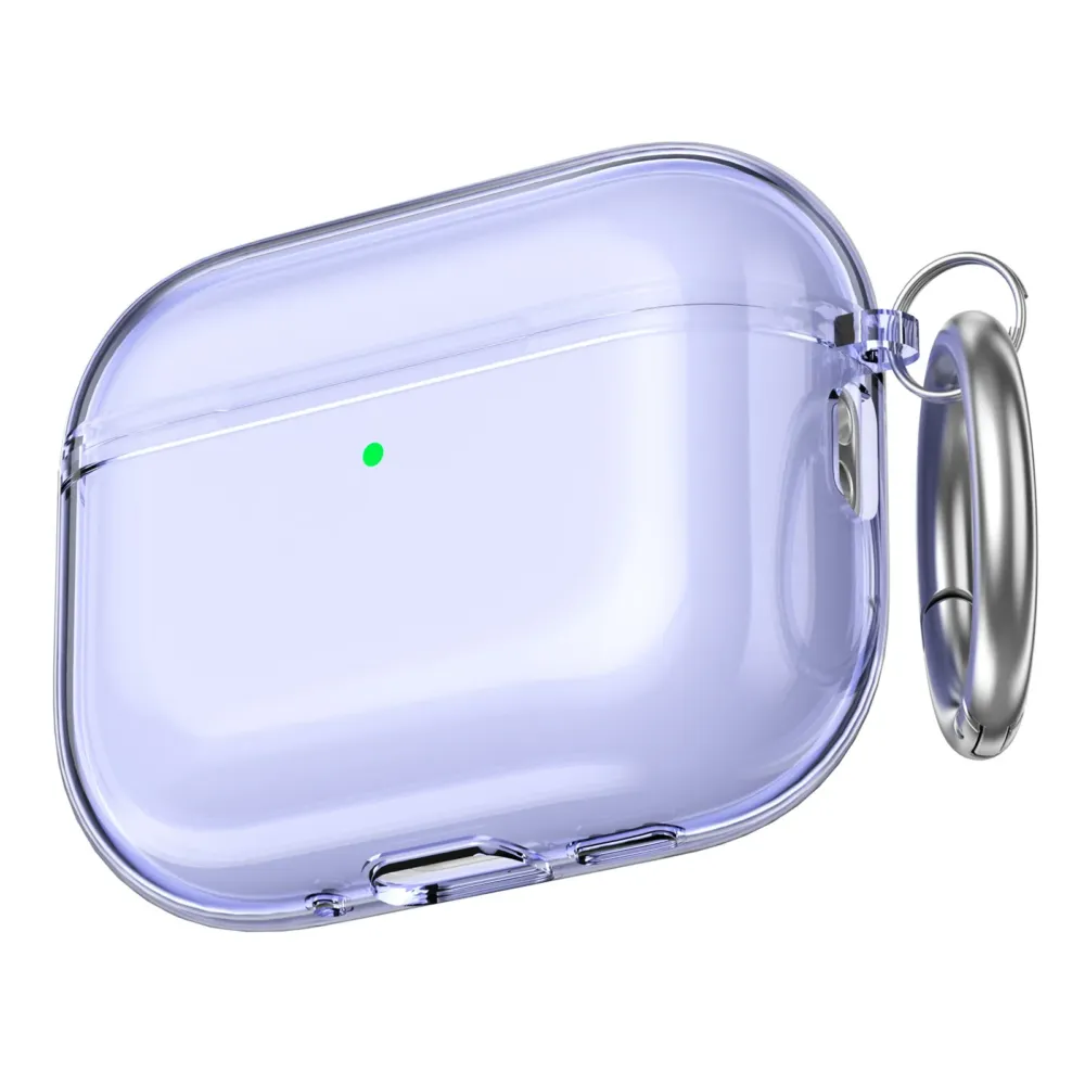Чохол AhaStyle Transparent TPU Case для Airpods Pro 3 Lavender Fioletovyy