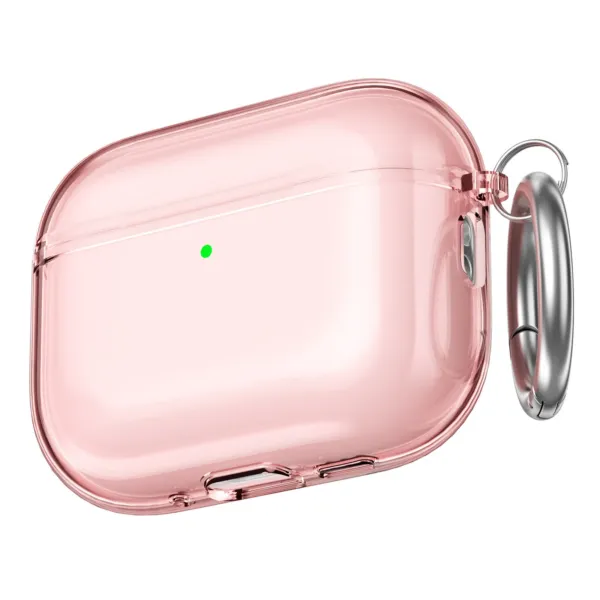 Чохол AhaStyle Transparent TPU Case для Airpods Pro 3 Pink
