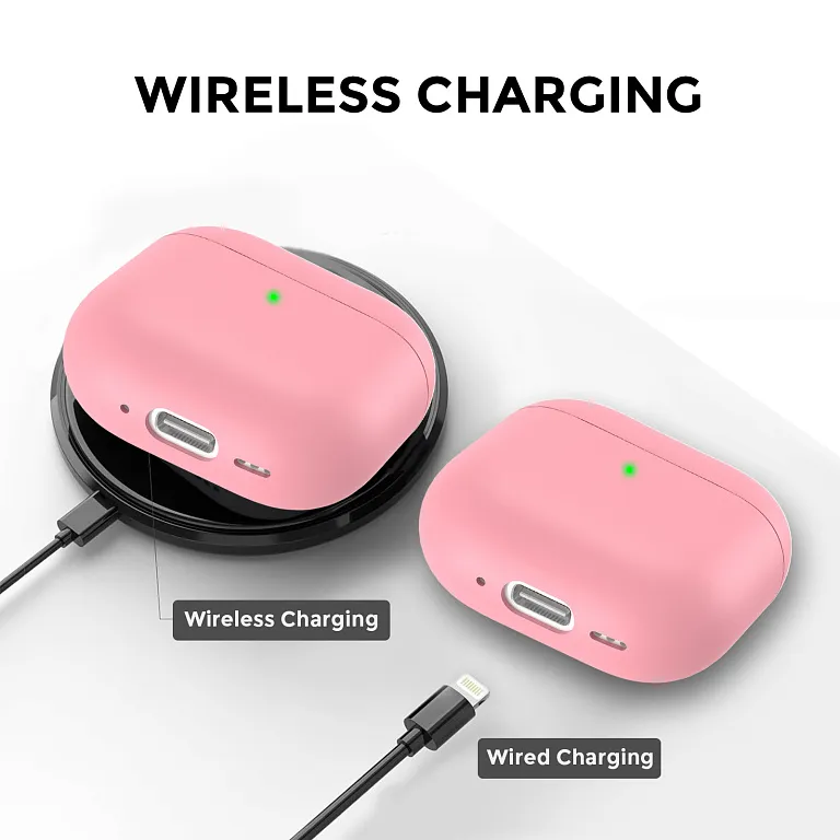 Чохол AhaStyle Ultra-Thin Colorful Silicone Case для Airpods 4 Pink