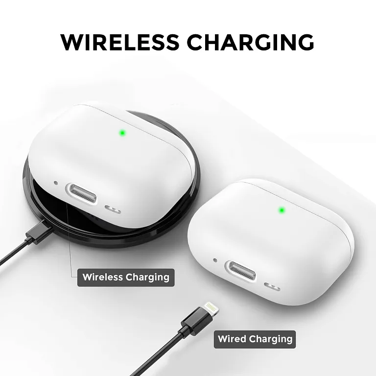 Чохол AhaStyle Ultra-Thin Colorful Silicone Case для Airpods 4 White