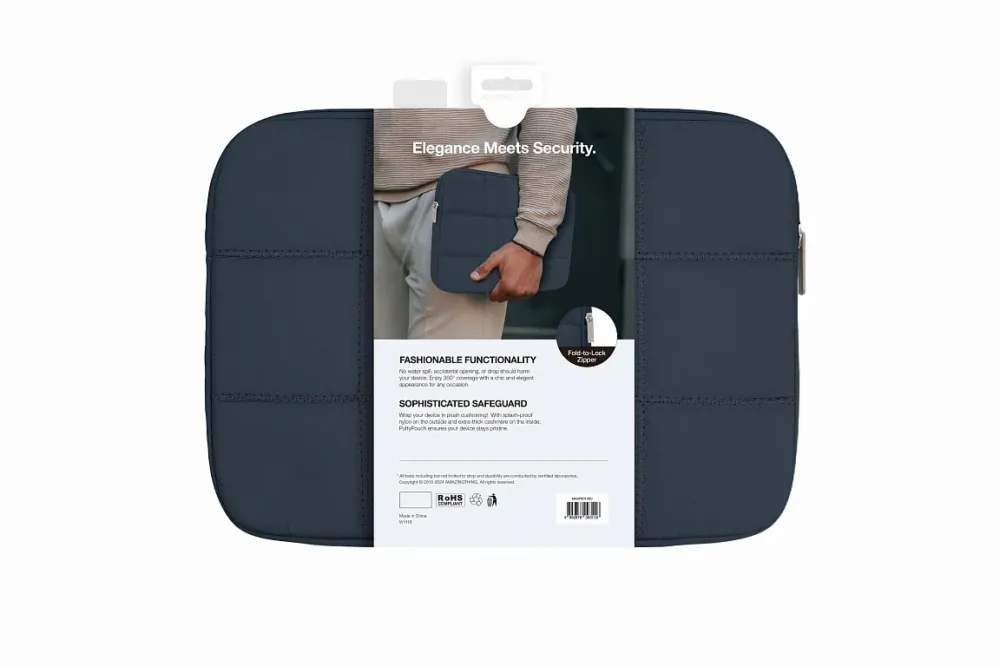 Чохол-папка AmazingThing Glamour Sleeve для Macbook 14’’ Blue