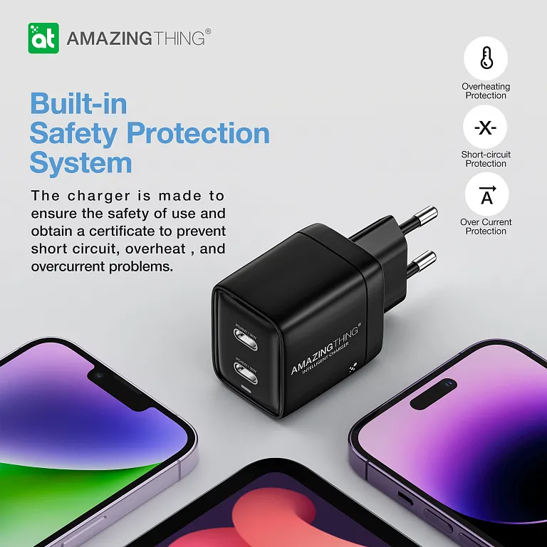 Мережевий зарядний пристрій AmazingThing Speed Pro PD 40W USB-C Charger