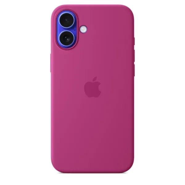 Чохол-накладка Apple Silicone Case 1:1 для iPhone 16 Plus with MagSafe Fuchsia