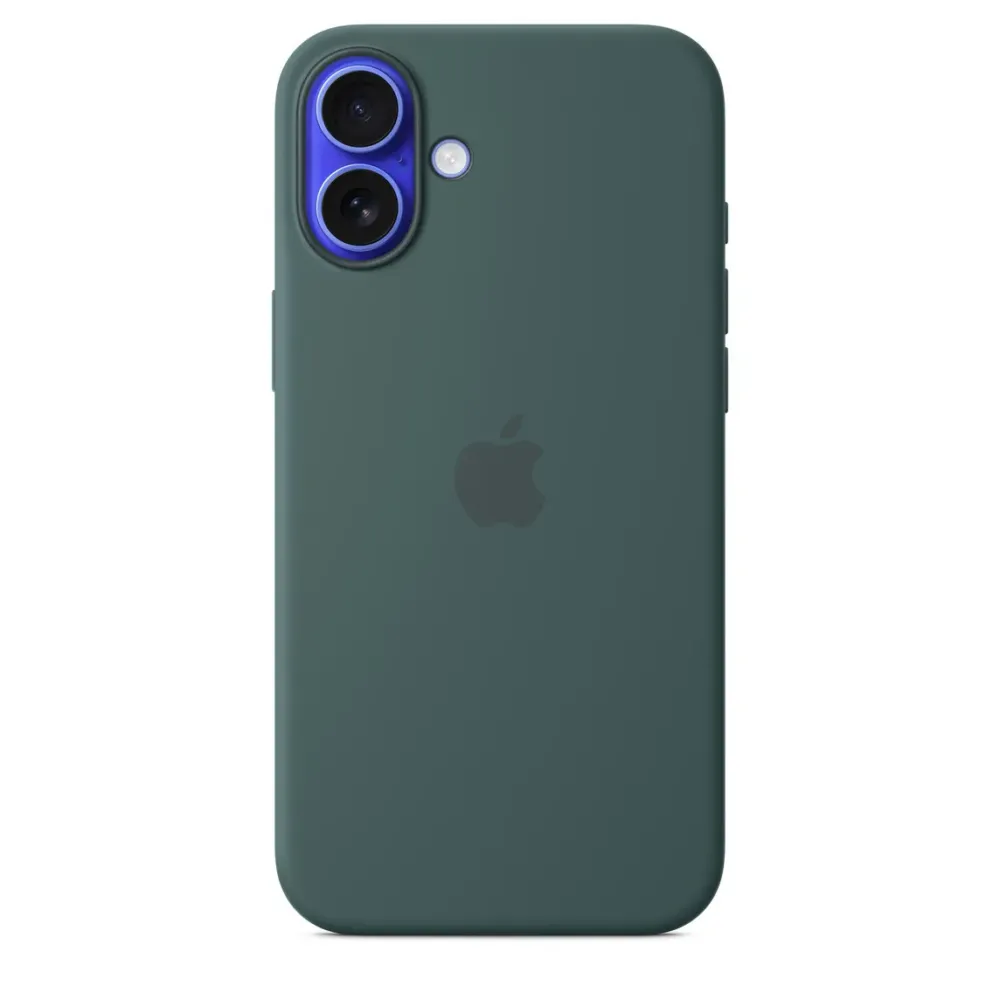 Чохол-накладка Apple Silicone Case 1:1 для iPhone 16 Plus with MagSafe Lake Green Zelenyy