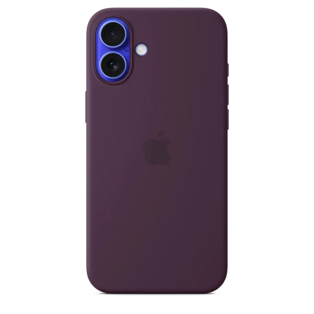 Чохол-накладка Apple Silicone Case 1:1 для iPhone 16 Plus with MagSafe Plum Fioletovyy