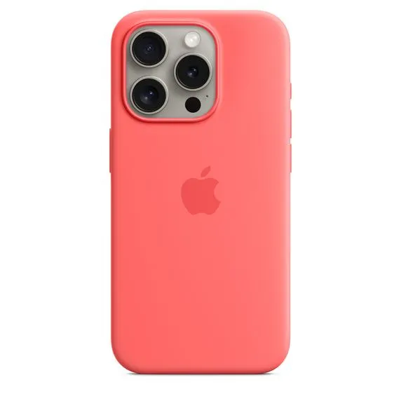 Чохол-накладка Apple Silicone Case 1:1 для iPhone 16 Plus with MagSafe Tangerine
