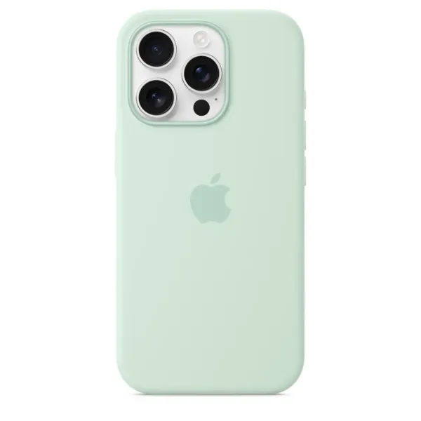 Чохол-накладка Apple Silicone Case 1:1 для iPhone 16 Pro Max with MagSafe Aquamarine