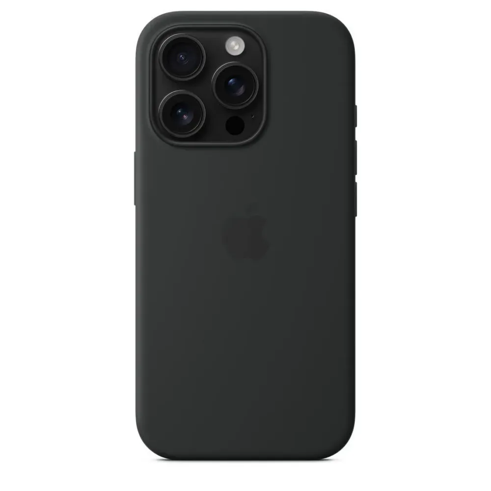 Чохол-накладка Apple Silicone Case 1:1 для iPhone 16 Pro Max with MagSafe Black Chornyy