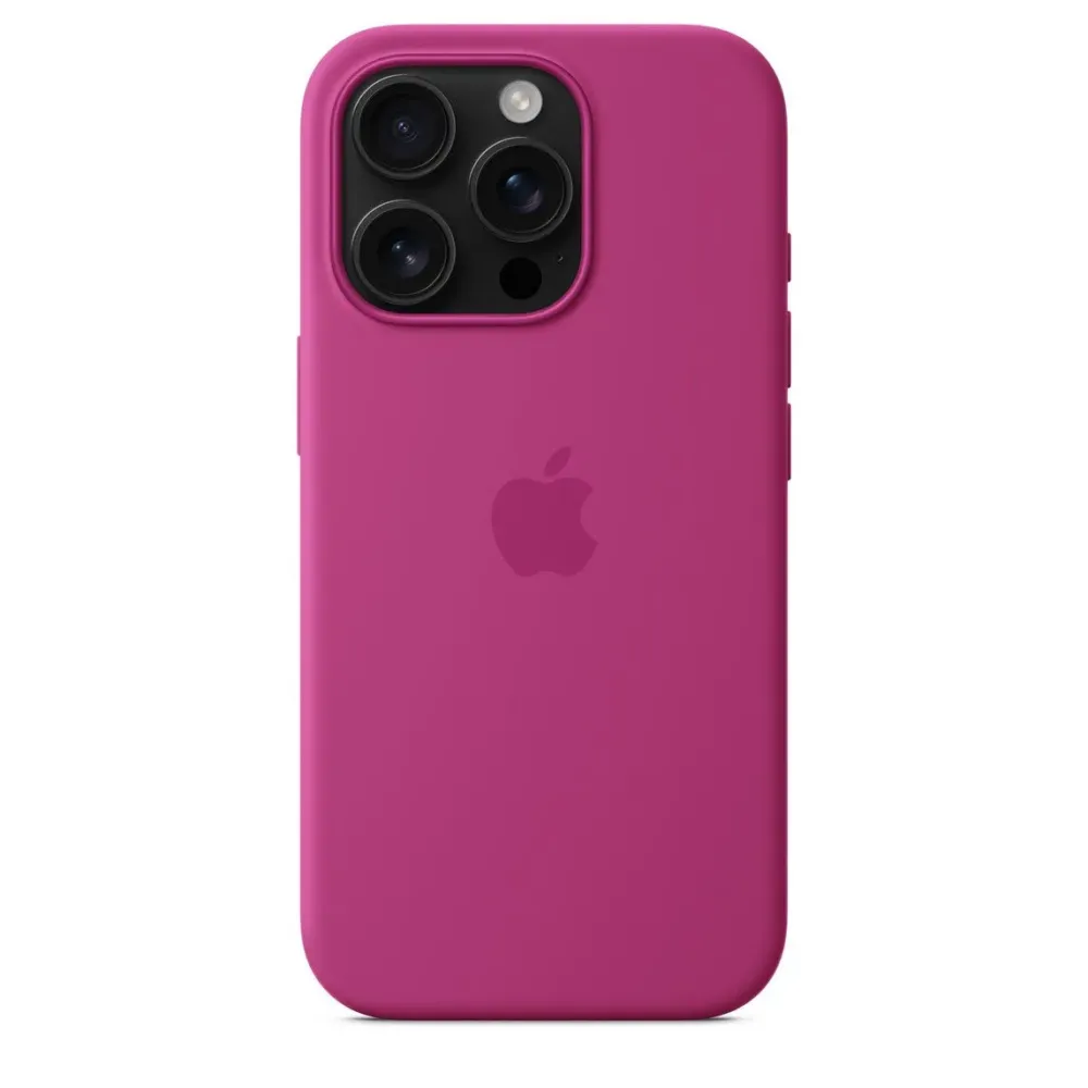 Чохол-накладка Apple Silicone Case 1:1 для iPhone 16 Pro Max with MagSafe Fuchsia Rozhevyy