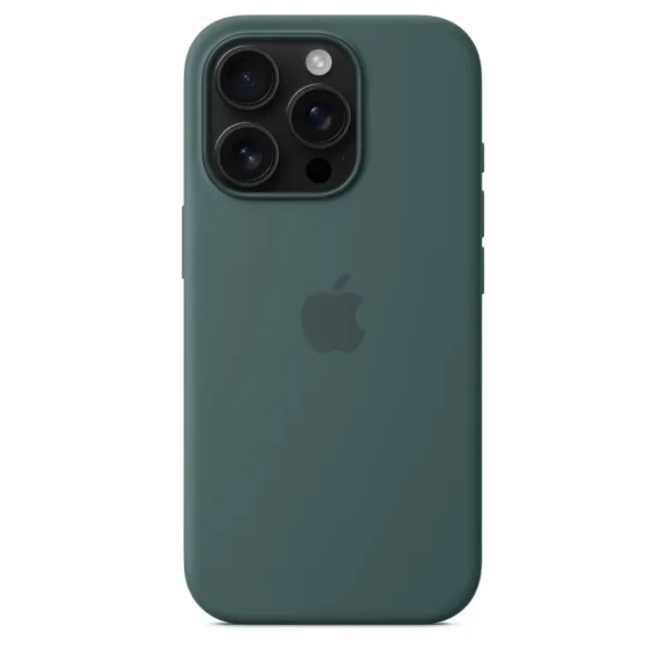 Чохол-накладка Apple Silicone Case 1:1 для iPhone 16 Pro Max with MagSafe Lake Green