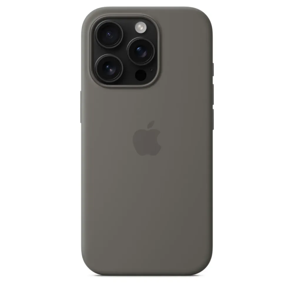 Чохол-накладка Apple Silicone Case 1:1 для iPhone 16 Pro Max with MagSafe Stone Grey Zelenyy