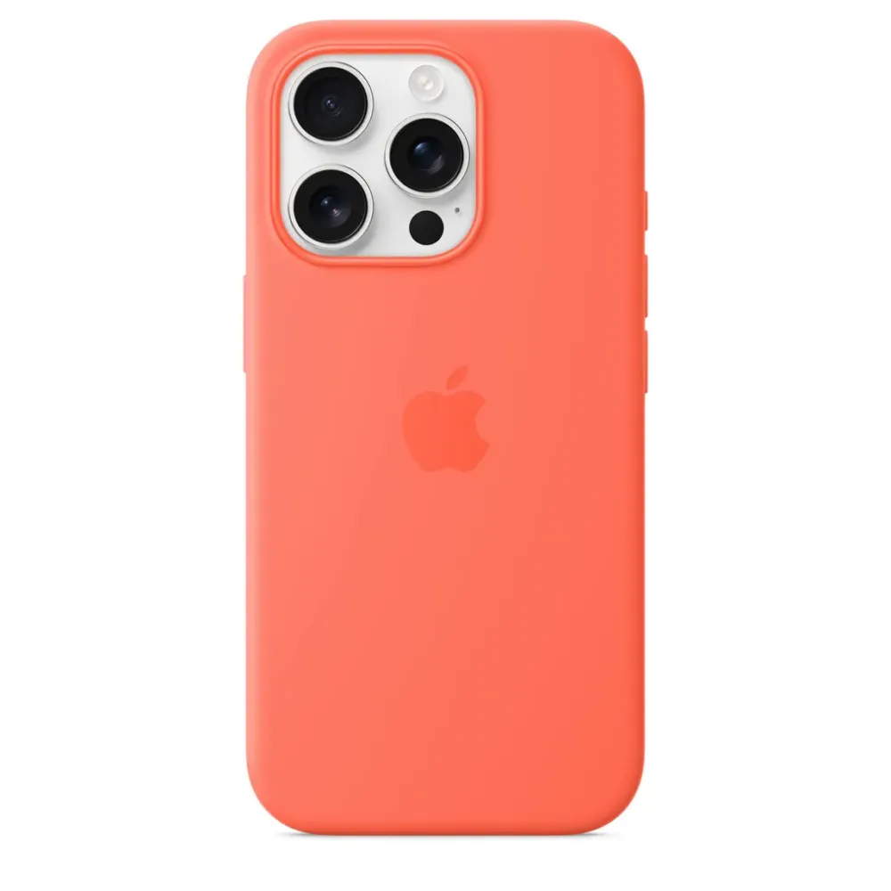 Чохол-накладка Apple Silicone Case 1:1 для iPhone 16 Pro Max with MagSafe Tangerine Pomaranchevyy