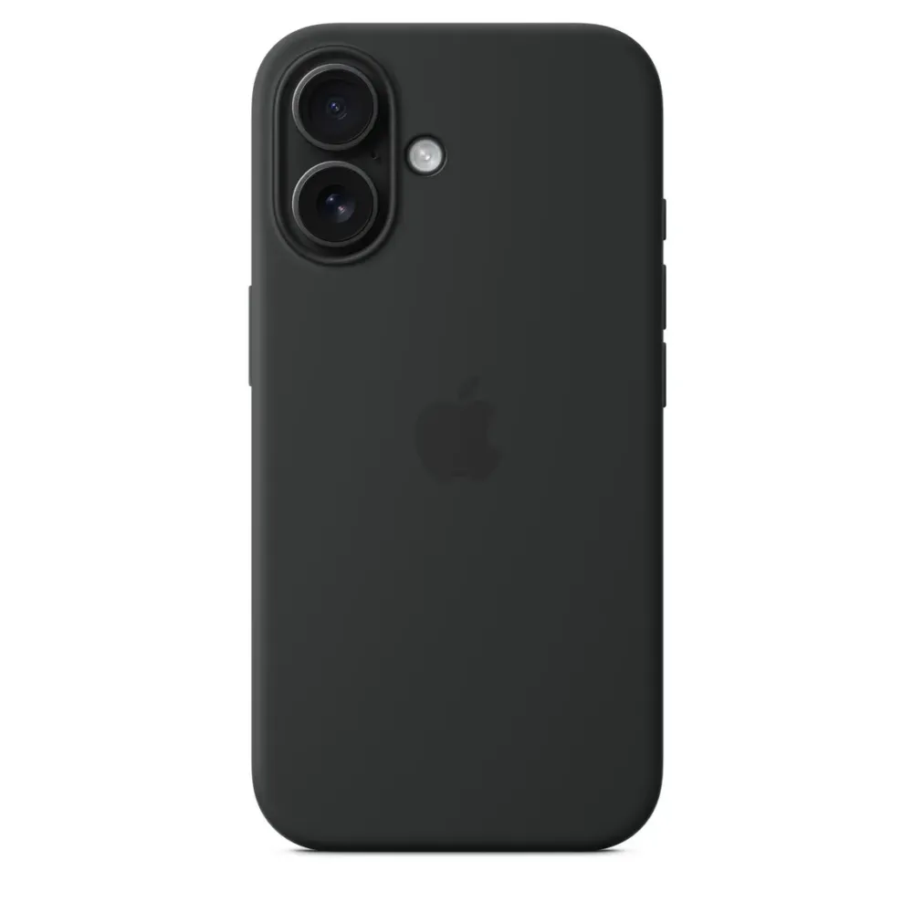 Чохол-накладка Apple Silicone Case 1:1 для iPhone 16 with MagSafe Black Chornyy